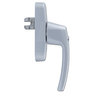 ROTO Tilt Before Turn Window Handle With Fork Spindle - Silver
