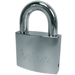 BATON LOCK 6020 Series Open Shackle Brass Padlock With Disc Mechanism - 55mm KD