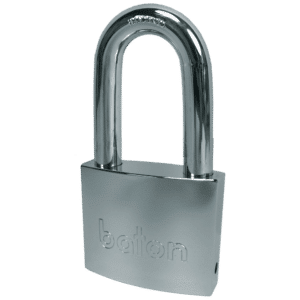 BATON LOCK 6020 Series Long Shackle Brass Padlock With Disc Mechanism - 55mm KD
