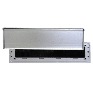 EXITEX Internal Letter Tidy - With Flap - Satin Anodised Aluminium