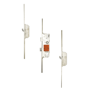 GU Lever Operated Latch & Deadbolt 20mm Faceplate - 2 Hook - 45/92 Single Spindle