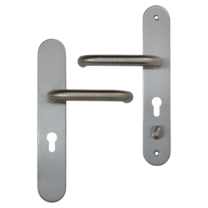 HOOPLY 918901 Stainless Steel Container Door Handle With Return To Door Lever - Silver - RH