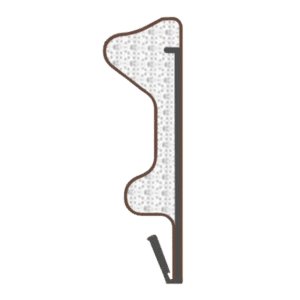 EXITEX Aquatex S25 Door Seal - White - 6m