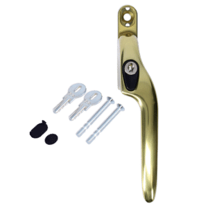 YALE YWHLCK40 Espag Offset Window Handle - RH - Gold
