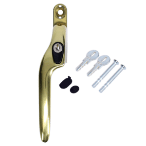 YALE YWHLCK40 Espag Offset Window Handle - LH - Gold
