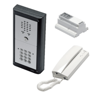 VIDEX VR4K1S/CL Vandal Resistant 1 Way Surface Mounted Audio Kit with Keypad - VR4K1S/CL