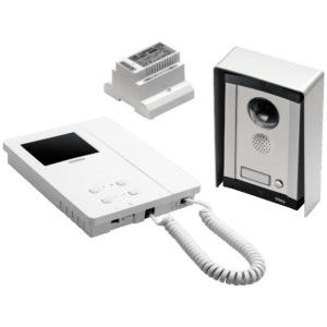 VIDEX CVK8KS 1 Way Surface Mounted Colour Video Kit - CVKC8KS