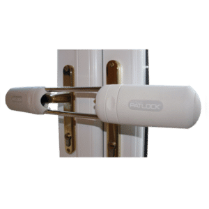 PATLOCK Security Lock for French Doors & Conservatories - White