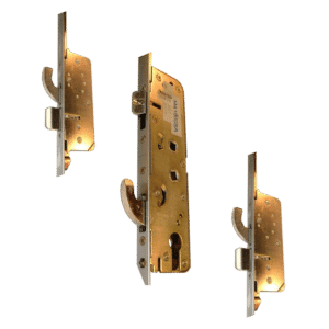 MILLENCO Mantis 2 Lever Operated Latch & Hookbolt 95/65 Twin Spindle - 2 Hook, 2 Bolt & 2 Roller - 35/95-65