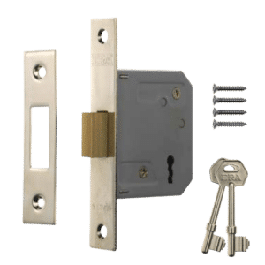 ERA 472 & 572 3 Lever Deadlock - 64mm Chrome Carded