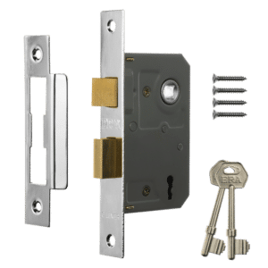 ERA 473 & 573 3 Lever Sashlock - 64mm Chrome Carded