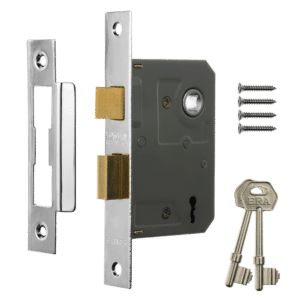 ERA 473 & 573 3 Lever Sashlock - 75mm Chrome Carded
