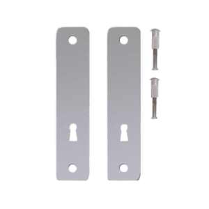 KICKSTOP 2300 230mm Lock Guard (50mm Wide) - Euro - Satin Silver