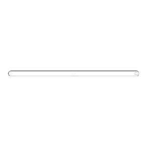 KICKSTOP DG1 DoorGuard Horizontal Security Bar - DG1 White