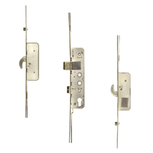 AVANTIS Lever Operated Twin Spindle Latch & Deadbolt - 2 Hook 2 Roller - DL01-652SS - 2 Hook 2 Roller Std