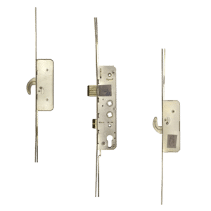 AVANTIS Lever Operated Twin Spindle Latch & Deadbolt - 2 Hook Large - DLC2-751MS - 2 Hook 20mm