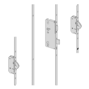 WINKHAUS AV2 Heritage Auto Locking Lever Operated Latch & Deadbolt 16mm Flat - 2 Hook - 45/92 - RH