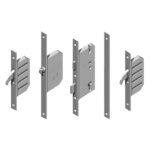 WINKHAUS AV2 EntryGuard Lever Operated Latch & Deadbolt 20mm Radius - 2 Hook - 45/92