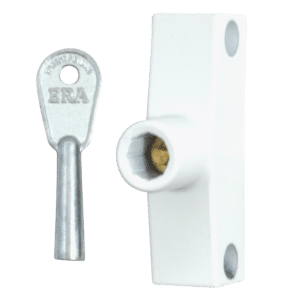 ERA 801 & 802 Automatic Window Snap Lock - WH Std Key 1 Lock + 1 Key Bagged