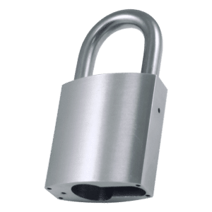 EVVA HPM Open Shackle Padlock Without Cylinder - With 30mm Shackle Housing