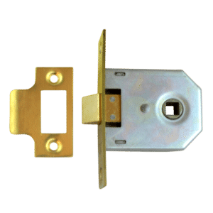 UNION 2642 Mortice Latch - 64mm PB Bagged