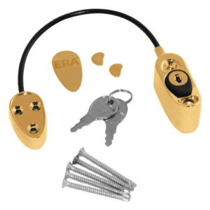 ERA Safety Locking Restrictor - Polished Gold
