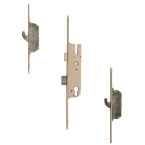 GU Lever Operated Latch & Deadbolt - 2 Hook - 45/92 - 16mm Faceplate