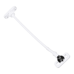 JACKLOC Perma Permanent Swivel/Stud Window Restrictor - White