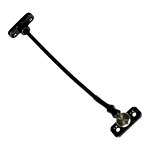 JACKLOC Perma Permanent Swivel/Stud Window Restrictor - Black