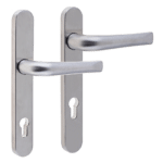 MILA Supa 92/62mm Lever/Lever - 240mm Backplate - Brushed Stainless Steel