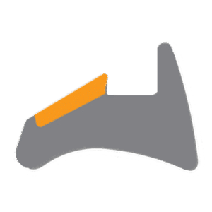 REDDIPLEX UPVC 2.8mm Orange Wedge Gasket To Suit UPVC Doors & Windows - 2.8mm