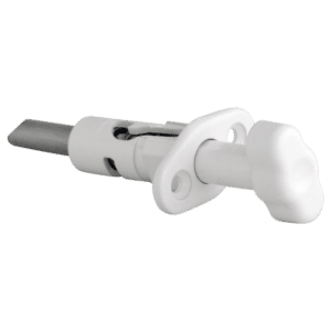 WINLOCK Patio Spring Bolt - 47mm Throw - White