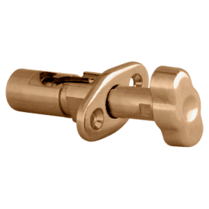 WINLOCK Patio Spring Bolt - 24mm Throw - Polished Brass