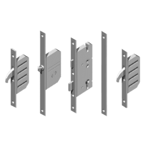 WINKHAUS Cobra EFGA Latch, Deadbolt & 2 Hooks With Entryguard & Lockout Facility - 20mm - 55/92 - 20mm Faceplate