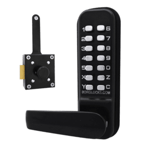 BORG LOCKS BL4409 Wooden Gate Digital Lock With Slam Latch And Holdback - BL4409MG