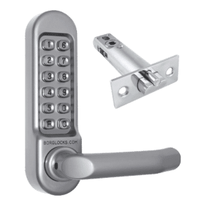 BORG LOCKS BL5001 Digital Lock With Inside Handle And 60mm Latch - BL5001SS
