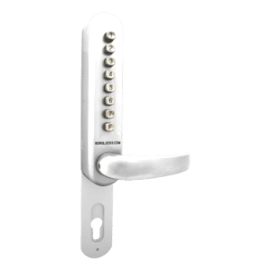 BORG LOCKS BL6100 Narrow Style Digital Lock With UPVC Extension - White