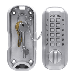 LOCKEY LKS500 Digital Key Safe - Satin Chrome