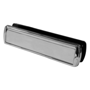 Greenteq Omega Letterbox - Polished Chrome