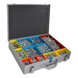 RAPIERSTAR UPVC Repair Screw Case Kit - 12 UPVC Screw Types