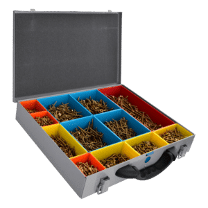 RAPIERSTAR Wood Screw Case Kit - 11 Woodscrew Types