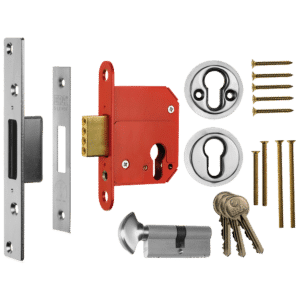 ERA 333 Fortress BS Euro Keyless Egress Key & Turn Deadlock With Cylinder - 76mm PC KD Boxed