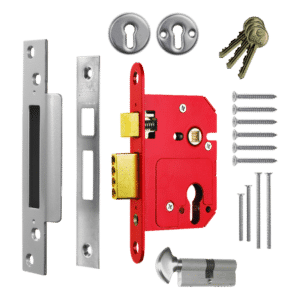 ERA 234 Fortress BS Euro Keyless Egress Key & Turn Sashlock With Cylinder - 64mm PC KD Boxed