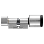 EVVA AirKey Battery Operated Proximity & Turn Euro Cylinder - 72mm 36 - T36 Nickel Plated