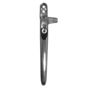 SECURISTYLE Virage Offset Cockspur Espag Handle - 9mm - LH - Locking - Silver