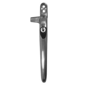 SECURISTYLE Virage Offset Cockspur Espag Handle - 9mm - RH - Locking - Silver