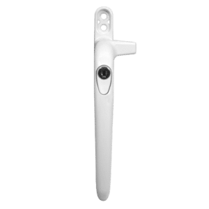 SECURISTYLE Virage Offset Cockspur Espag Handle - 9mm - LH - Locking - White