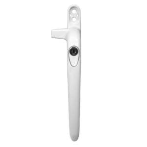 SECURISTYLE Virage Offset Cockspur Espag Handle - 9mm - RH - Locking - White
