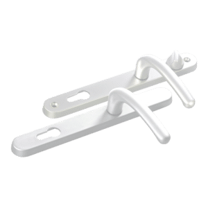 FAB & FIX Balmoral 92/62 Lever/Lever Snib UPVC Furniture - White