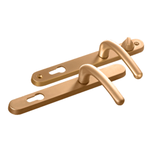 FAB & FIX Balmoral 92/62 Lever/Lever Snib UPVC Furniture - Gold